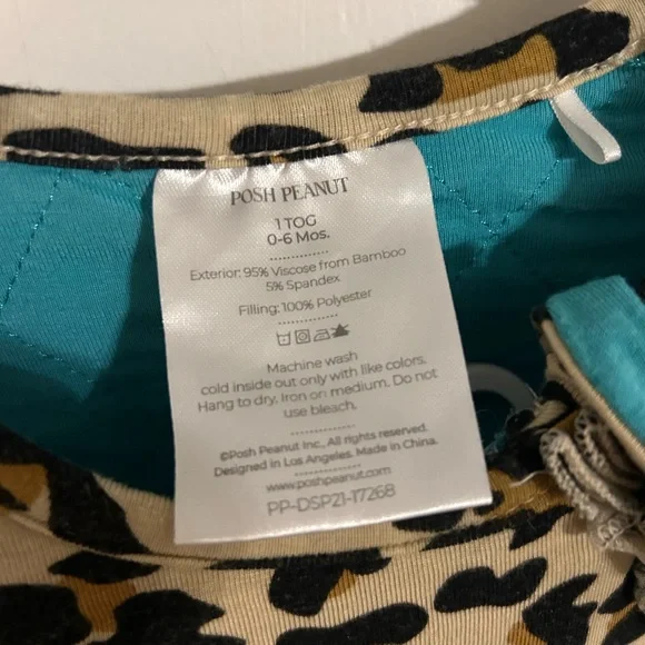 Posh Peanut Leopard Print Sleep Sack - Picture 3 of 6